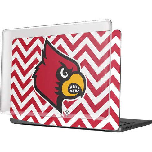 University of Louisville Chevron MacBook Pro 14in (2021-24) Case plus Skin